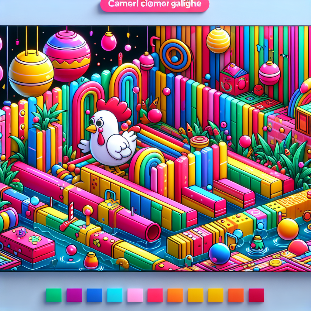 Playful Chicken Arcade Game