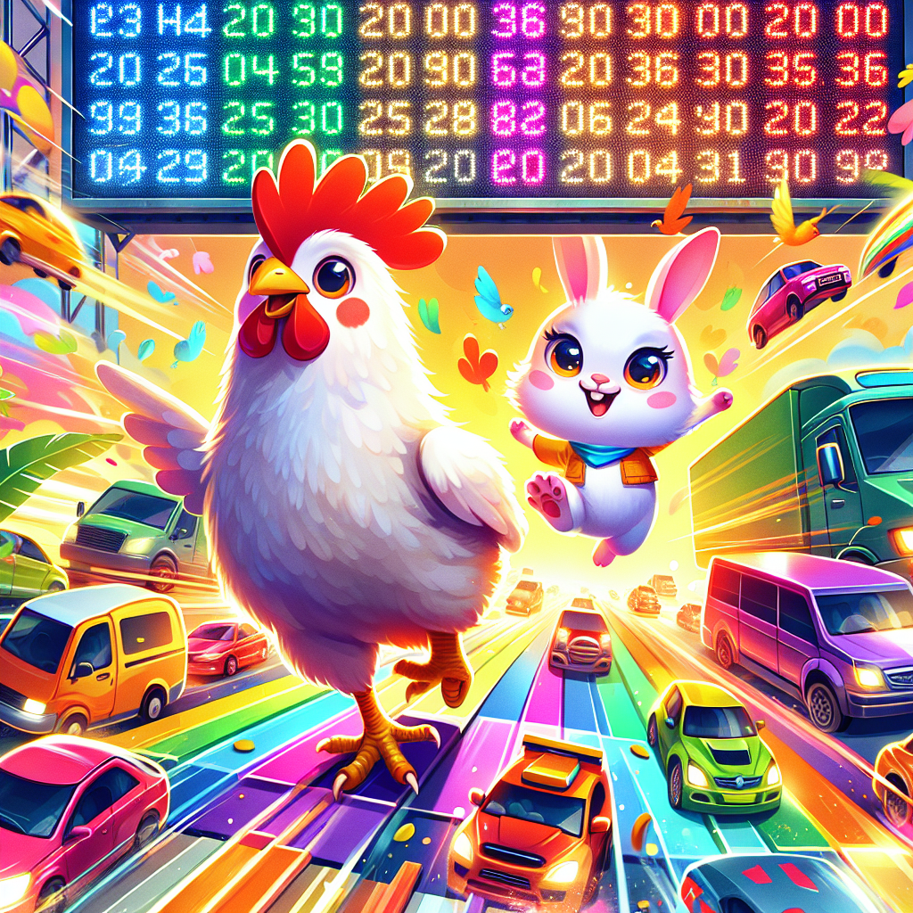 Chicken and Rabbit Road Crossing Game